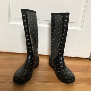 Polka-dot Rain boots